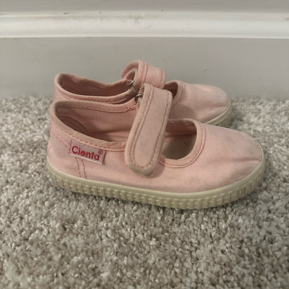 Cienta Light Pink Kids Sneakers